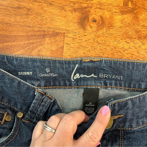 Lane Bryant skinny denim jeans size 22 Average - Picture 2 of 7